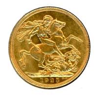 Image 1 for 1925S Australian George V Gold Sovereign B