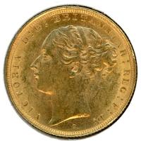 Image 2 for 1882S Australian Young Head Gold Sovereign A