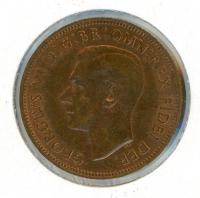 Image 2 for 1951PL Australian Half Penny aUNC