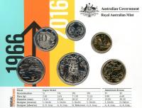 Image 2 for 2016 Six Coin Mint Set - Fifty Years of Decimal Currency
