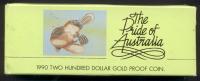 Image 2 for 1990 Australian $200.00 Pride of Australia Gold Proof Coin - Platypus