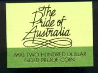 Image 3 for 1990 Australian $200.00 Pride of Australia Gold Proof Coin - Platypus