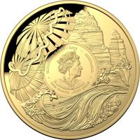 Image 3 for 2023 $100 Beauty Rich & Rare - Twelve Apostles $100 Gold Coloured Proof Domed Coin