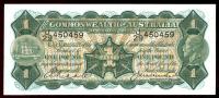 Image 1 for 1927 One Pound Note Riddle Heathershaw J29 450459 gEF