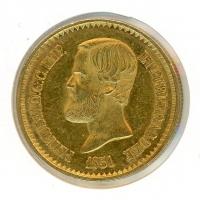 Image 2 for 1851 Brazil Gold 20,000 Reis