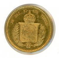 Image 1 for 1851 Brazil Gold 20,000 Reis
