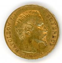 Image 2 for 1859 France Gold 20 Francs