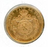 Image 1 for 1874 Belgium Gold 20 Francs