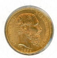Image 2 for 1875 Belgium Gold 20 Francs