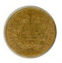Image 1 for 1899A France Gold 10 Francs 