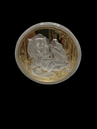 Image 4 for 2022 Niue APEX PREDATORS 4 Coin 5oz Gilded Pure Silver Proof Set