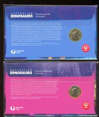 Image 4 for 2022 Australian Dinosaurs Set of 4 PNCs 074 and 075 - Perth Stamp and Coin Show Limited to only 120