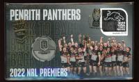 Image 1 for 2022 Penrith Panthers NRL Premiers Prestige Cover with Gold Foil PNC - Limited to only 106-120