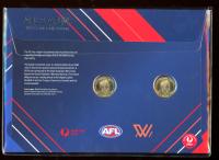 Image 2 for 2023 AFL and AFWL Limited Edition 2 Coin PNC with Coloured Coins & Foil Overprint 1198-2000