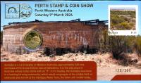 Image 3 for 2024 Set of 5 PNC's Perth Stamp and Coin Show Limited Edition with Matching Numbers 128 - Set 4