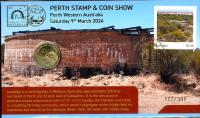 Image 3 for 2024 Set of 5 PNC's Perth Stamp and Coin Show Limited Edition with Matching Numbers 177 - Set 5