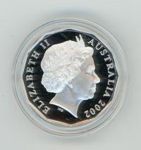 Image 2 for 2002 Accession of Queen Elizabeth II - 50th Anniversary Silver Proof Coin in Capsule only