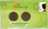 Image 1 for 2011 Presidents Cup Royal Melbourne Golf Club Medallic PNC 