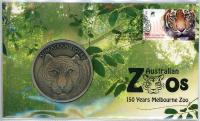 Image 1 for 2012 Australia Zoos Medallic PNC - Sumatran Tiger