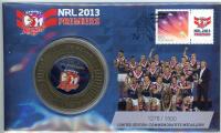 Image 1 for 2013 NRL Premiers Medallic PNC - Sydney Roosters