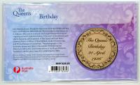 Image 2 for 2021 Queens 95th Birthday Medallic PNC