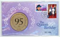 Image 1 for 2021 Queens 95th Birthday Medallic PNC