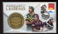 Image 1 for 2018 Johnathan Thurston Farewell to a Legend Medallic PNC