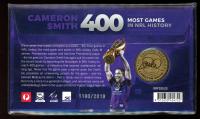 Image 2 for 2019 Cameron Smith Most Games in NRL History 400 Medallic PNC