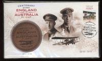 Image 1 for 2019 Centenary of First England to Australia Flight Medallic PNC Limited to only 1919 Covers