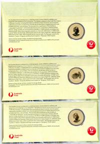 Image 2 for 2021 Quokka PNC Perth Stamp & Coin Show Complete Set of Three Dated 12-13-14 March Individually (Red Black Green Postmarks)