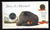 Image 1 for 2022 Issue 32 - Diary of a Wombat Coloured Twenty Cent PNC