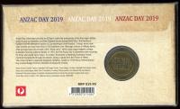 Image 2 for 2019 ANZAC Day Remembrance Medallic PNC