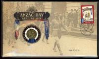 Image 1 for 2019 ANZAC Day Remembrance Medallic PNC