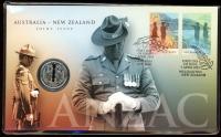 Image 1 for 2015 Issue 06 Australia and New Zealand Joint Issue ANZAC PNC