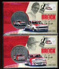 Image 3 for 2022 Peter Brock Set of 5 Medallic PNC's - 50th Anniversary of his 1st Bathurst Win