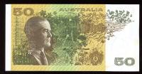 Image 2 for 1993 $50.00 Banknote Fraser Evans WYB 305554 aUNC