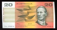 Image 1 for 1991 $20 Fraser-Cole AAA 996819 UNC 