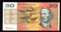 Image 1 for 1991 $20.00 Fraser-Cole UNC - Folder Note with 80th Anniversary Overprint and Red Serials