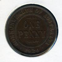 Image 1 for 1920 Australian Penny - Fine