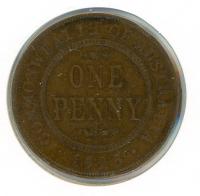 Image 1 for 1925 Australian Penny FINE (G)