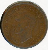 Image 2 for 1943 Y. Australian One Penny - aUNC