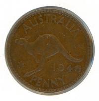 Image 1 for 1946 Australian One Penny (W) 