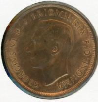 Image 2 for 1947 Australian One Penny - UNC
