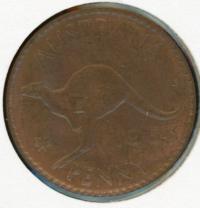 Image 1 for 1953 A. Australian One Penny - aUNC