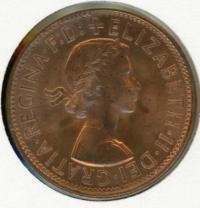Image 2 for 1956 Australian One Penny - UNC