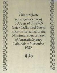 Image 3 for 1989 The Holey Dollar & The Dump