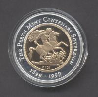 Image 3 for 1999 Centenary Sovereign Proof Issue