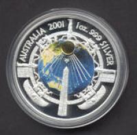 Image 1 for 2001 Australian Millennium 1oz Coloured Silver Proof