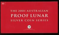 Image 2 for 2001 Lunar Year of the Snake 3 Coin Proof Set
