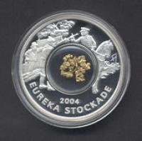 Image 3 for 2004 Eureka Stockade 150th Anniversary Silver Locket Coin